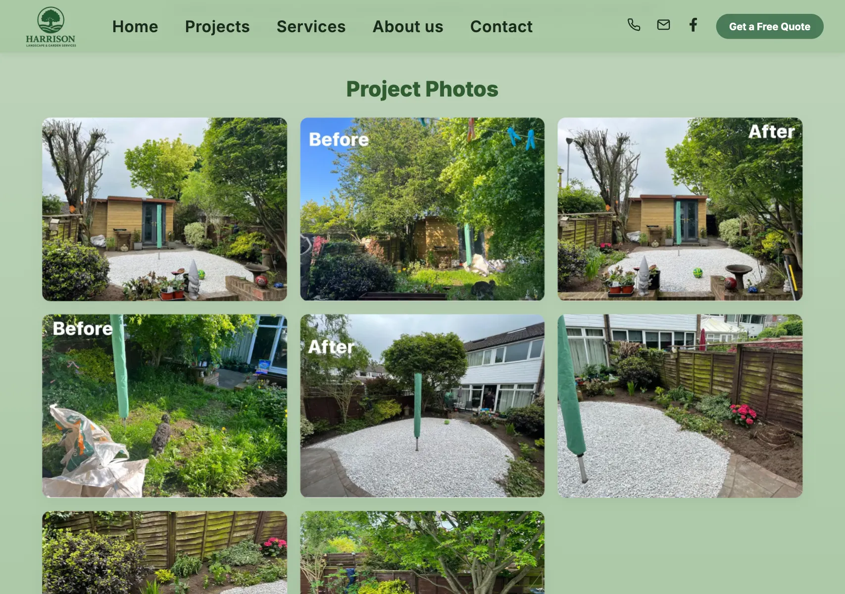 Harrison Landscape & Garden Services Showcase - Technical Implementation Detail 4