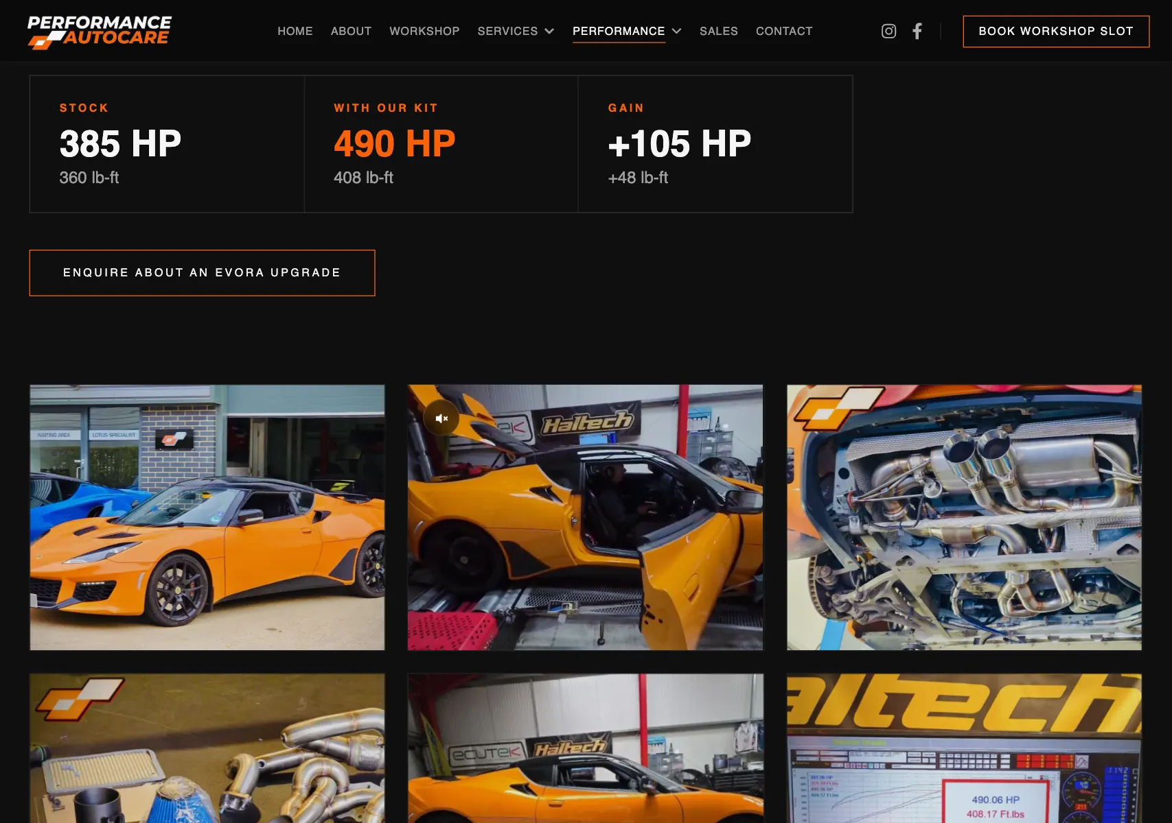 Performance Autocare Showcase - Technical Implementation Detail 9