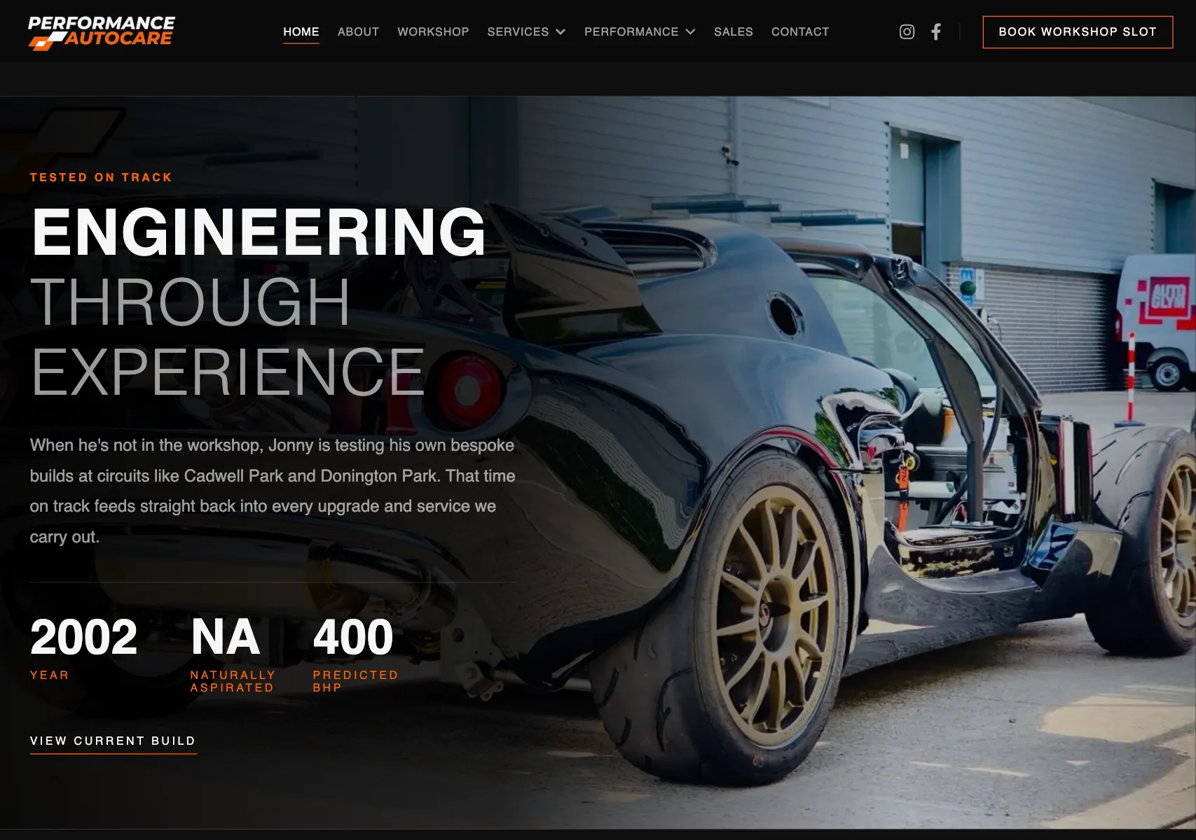 Performance Autocare Showcase - Technical Implementation Detail 2