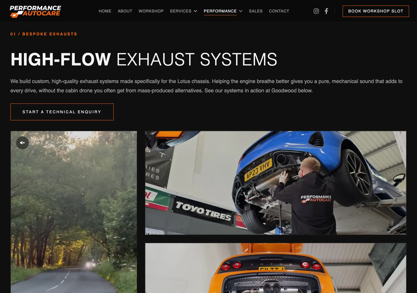 Performance Autocare Showcase - Technical Implementation Detail 8