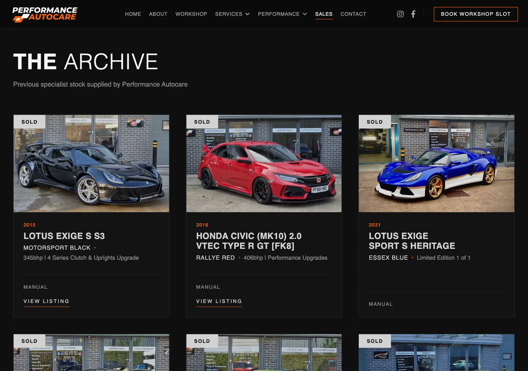 Performance Autocare Showcase - Technical Implementation Detail 11