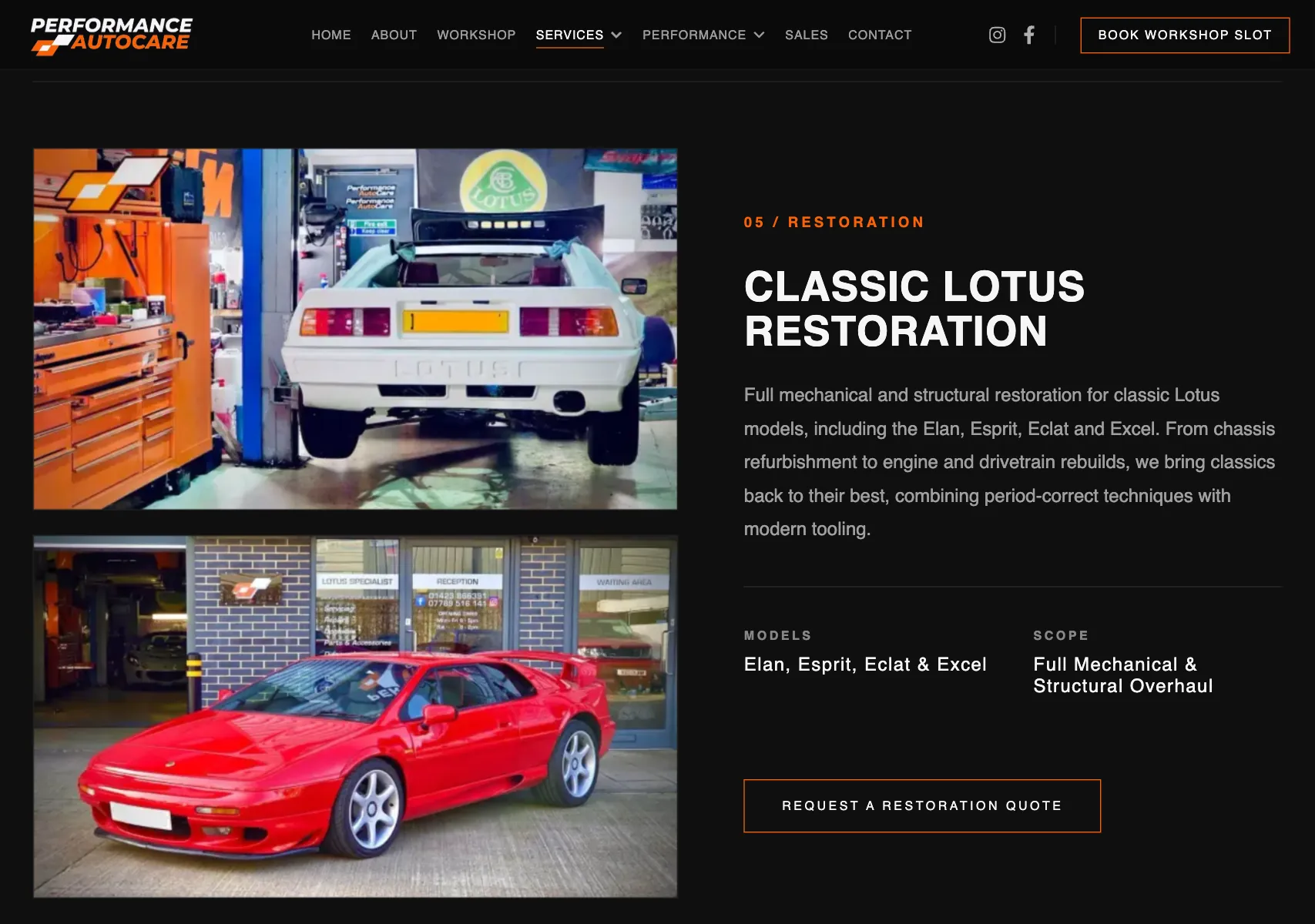 Performance Autocare Showcase - Technical Implementation Detail 6