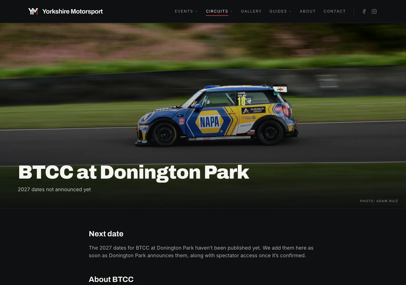 Yorkshire Motorsport Showcase - Technical Implementation Detail 3