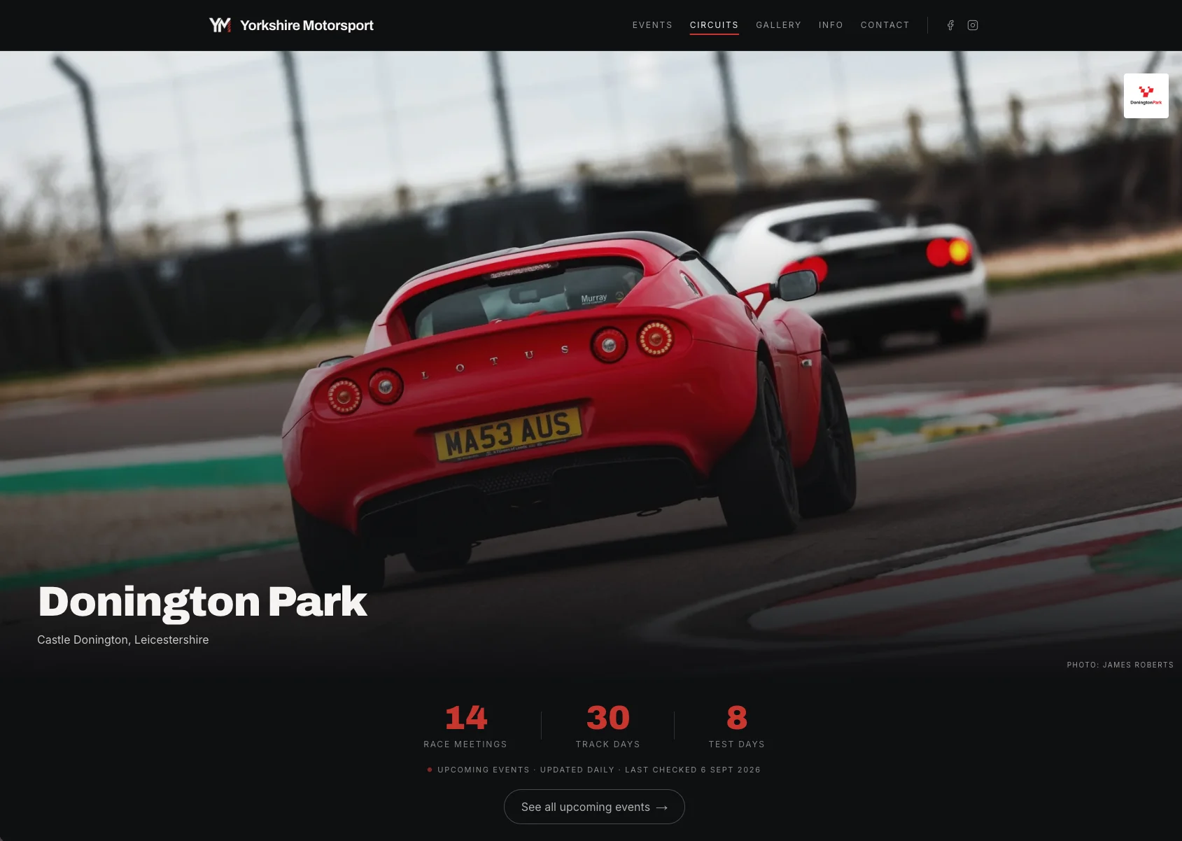 Yorkshire Motorsport Showcase - Technical Implementation Detail 8
