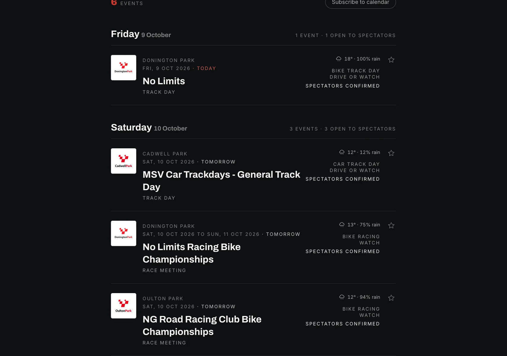 Yorkshire Motorsport Showcase - Technical Implementation Detail 6