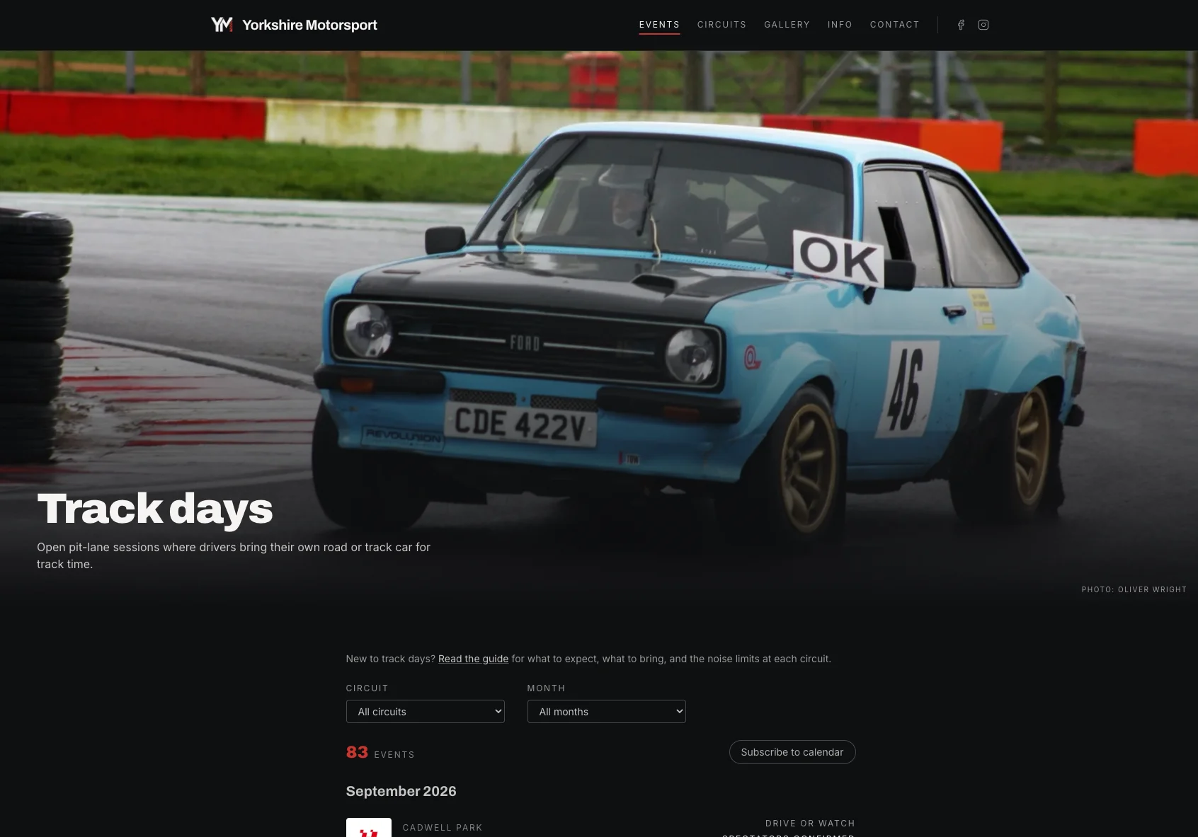 Yorkshire Motorsport Showcase - Technical Implementation Detail 5