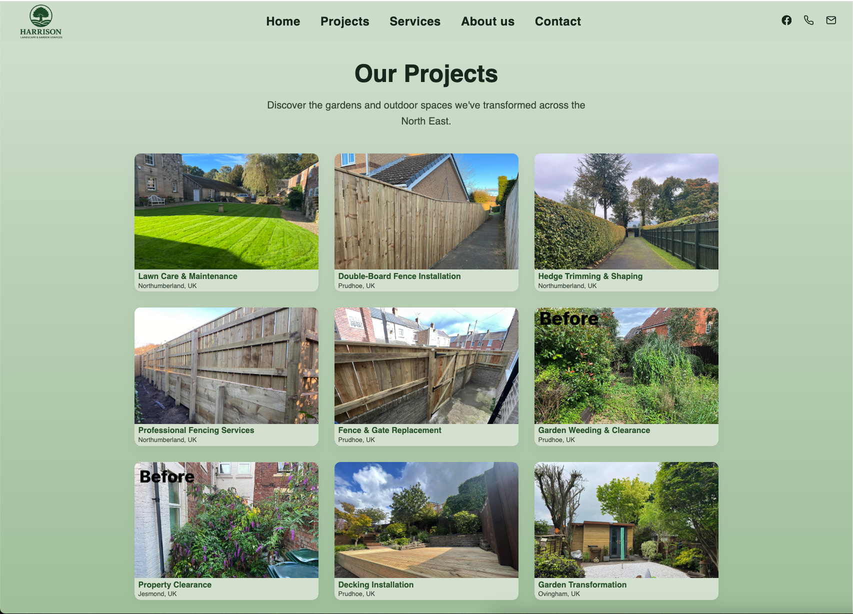 Harrison Landscape & Garden Services Showcase - Technical Implementation Detail 2