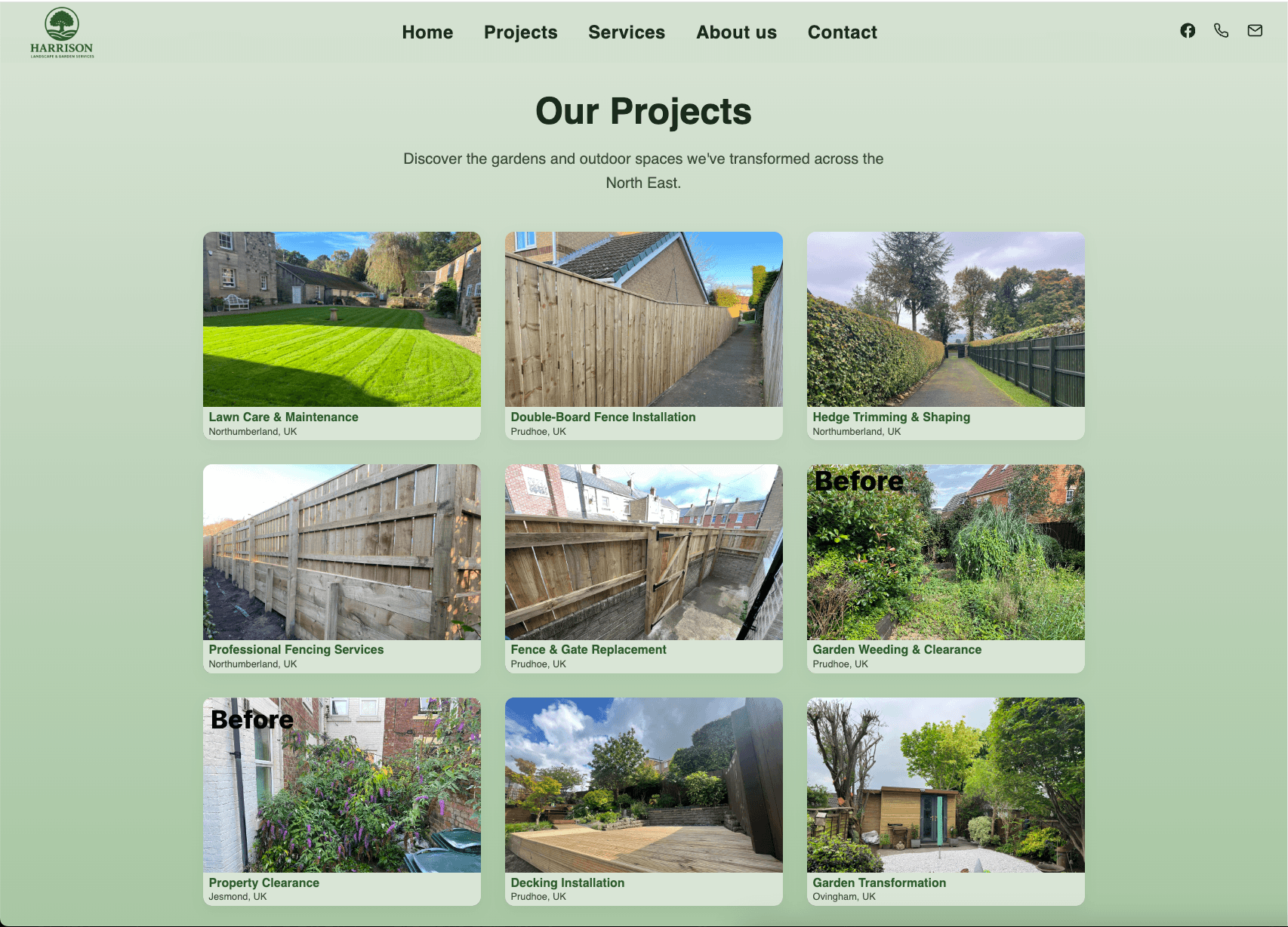 Harrison Landscape & Garden Services Showcase - Technical Implementation Detail 2
