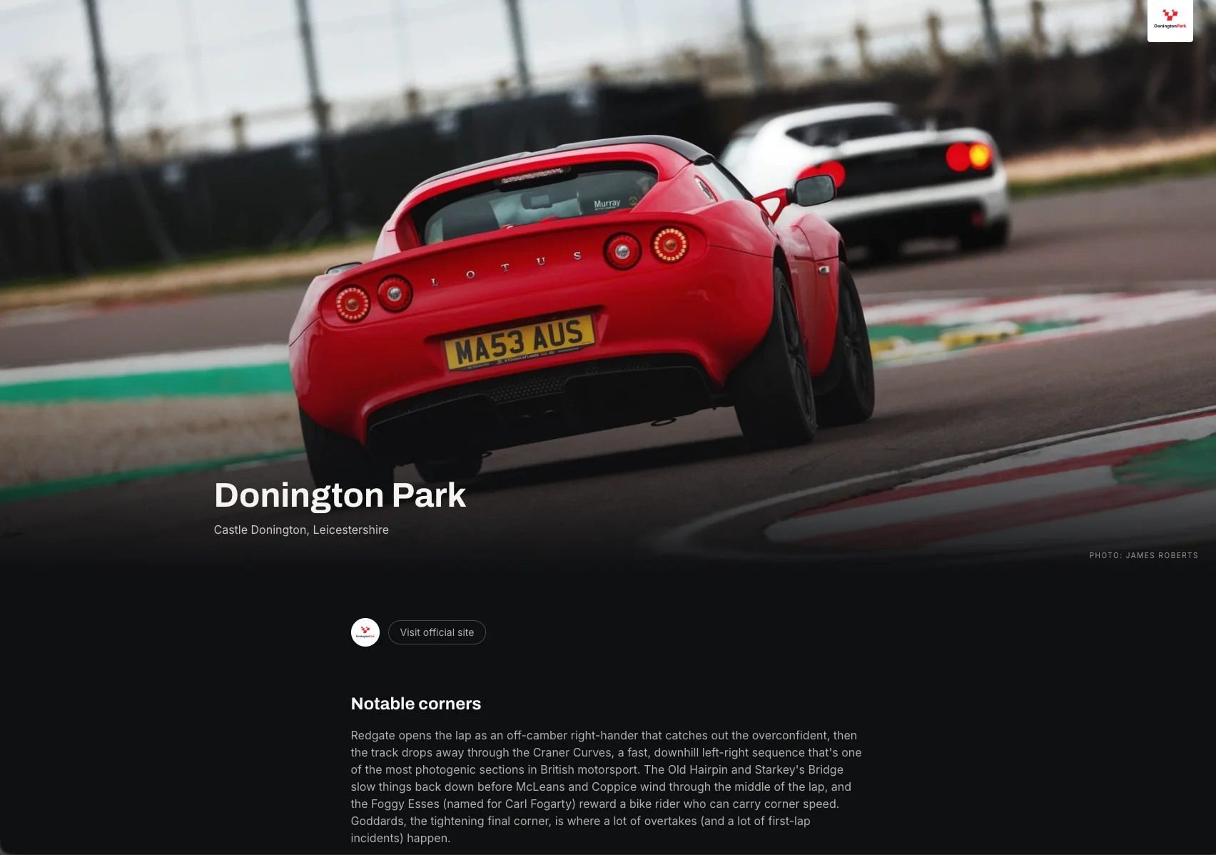 Yorkshire Motorsport Showcase - Technical Implementation Detail 7