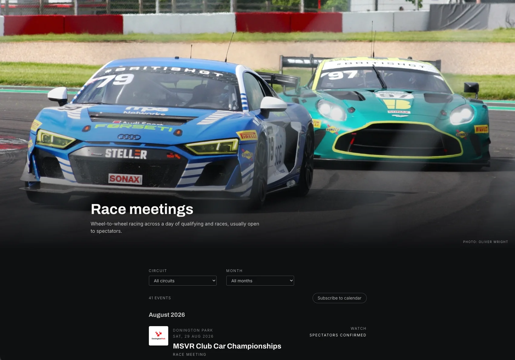 Yorkshire Motorsport Showcase - Technical Implementation Detail 4