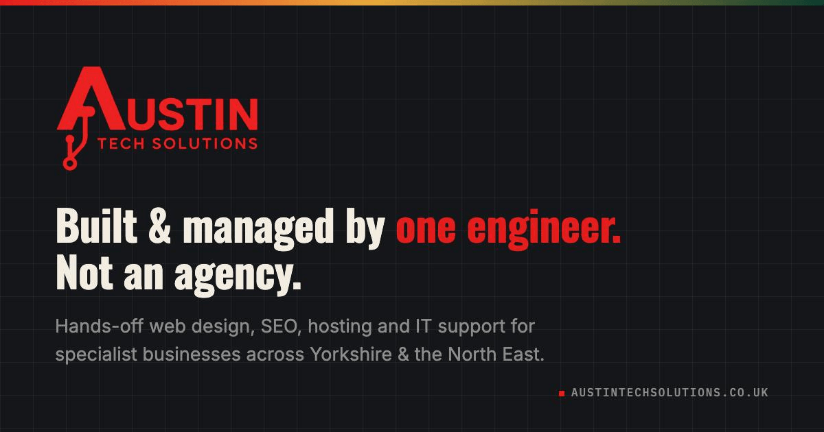 Web Design & Redesigns | Leeds | Austin Tech Solutions